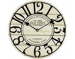 Nástěnné hodiny Old Town 30 cm, MDF